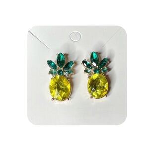 Pineapple Post Earrings